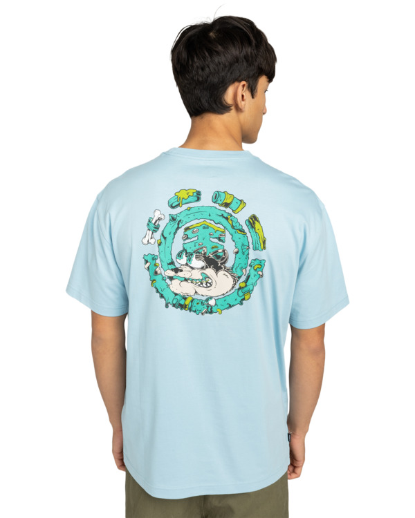 7 Bad Doggie - T-shirt de manga curta para Homem Azul ELYZT00560 Element