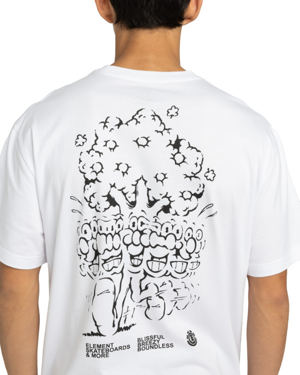 5 Motion Tree - T-Shirt für Männer Weiss ELYZT00561 Element