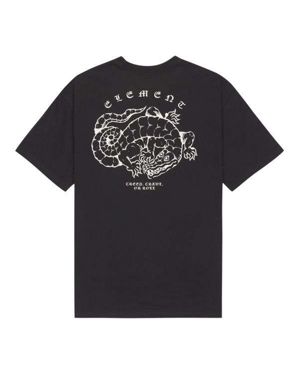 1 Aligator - Short Sleeve T-Shirt for Men Blue ELYZT00562 Element