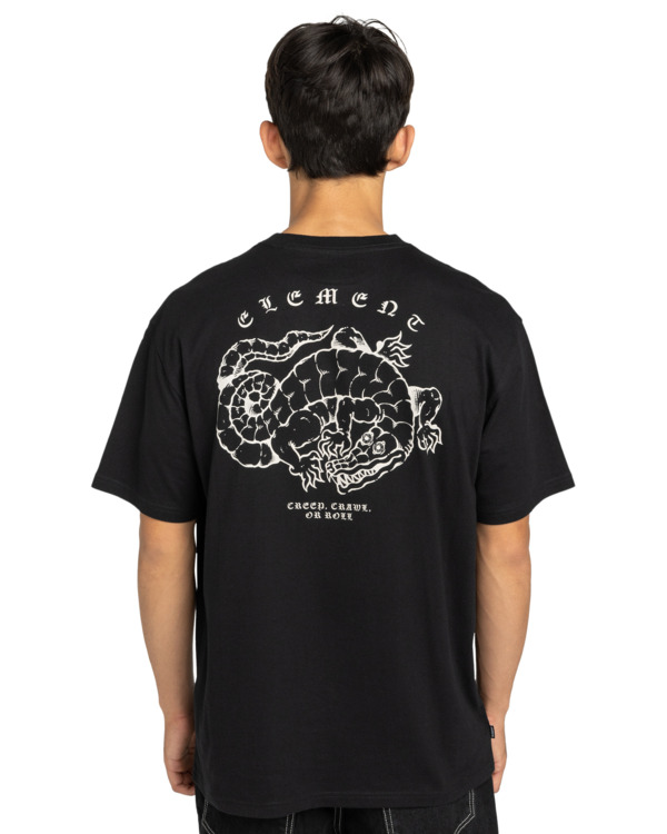 7 Aligator - Short Sleeve T-Shirt for Men Blue ELYZT00562 Element