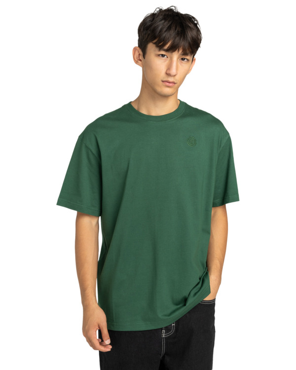 2 Aligator - Short Sleeve T-Shirt for Men Green ELYZT00562 Element
