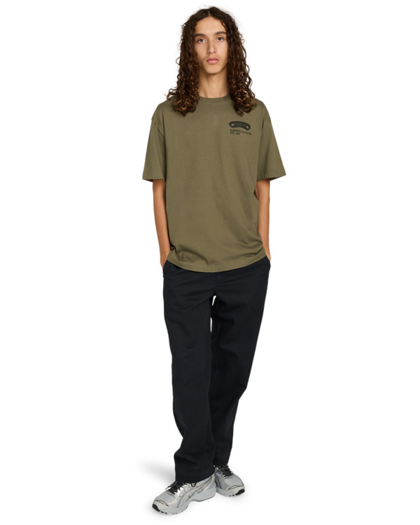 5 Iron Works - T-shirt met korte mouwen voor Heren Green ELYZT00565 Element