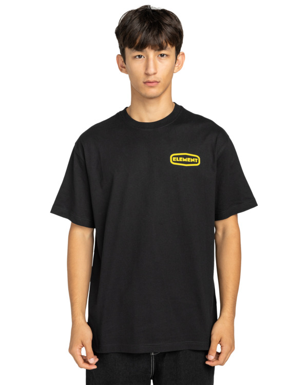 2 Grip It - Short Sleeve T-Shirt for Men Blue ELYZT00567 Element