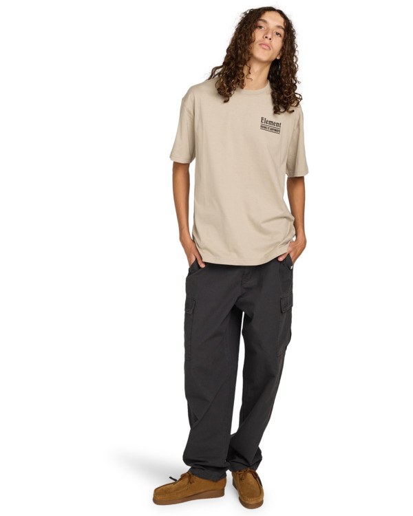 5 Anyways - T-shirt met korte mouwen voor Heren Beige ELYZT00568 Element