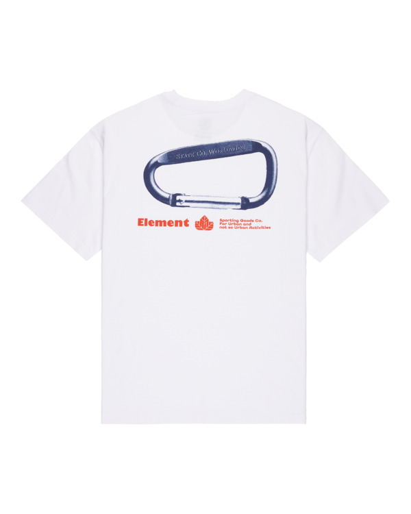 1 Sporting - Maglietta a maniche corte da Uomo White ELYZT00569 Element