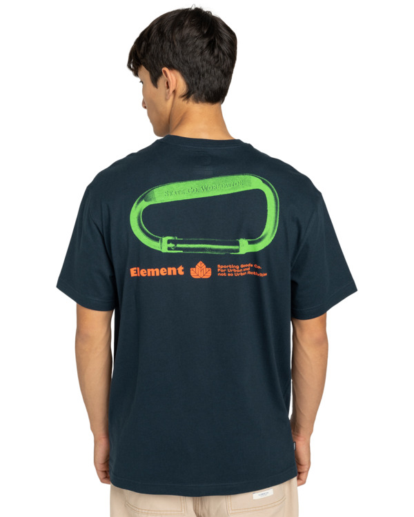 7 Sporting - Short Sleeve T-Shirt for Men Blue ELYZT00569 Element