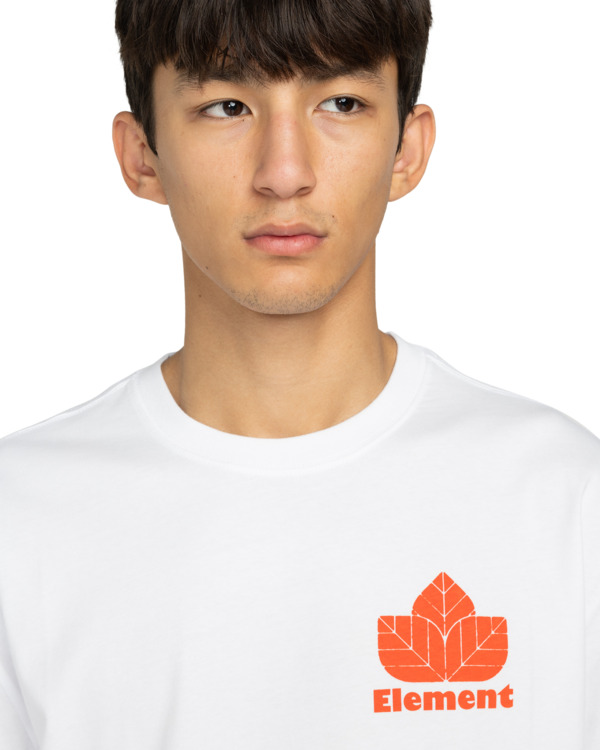 4 Sporting - Maglietta a maniche corte da Uomo White ELYZT00569 Element