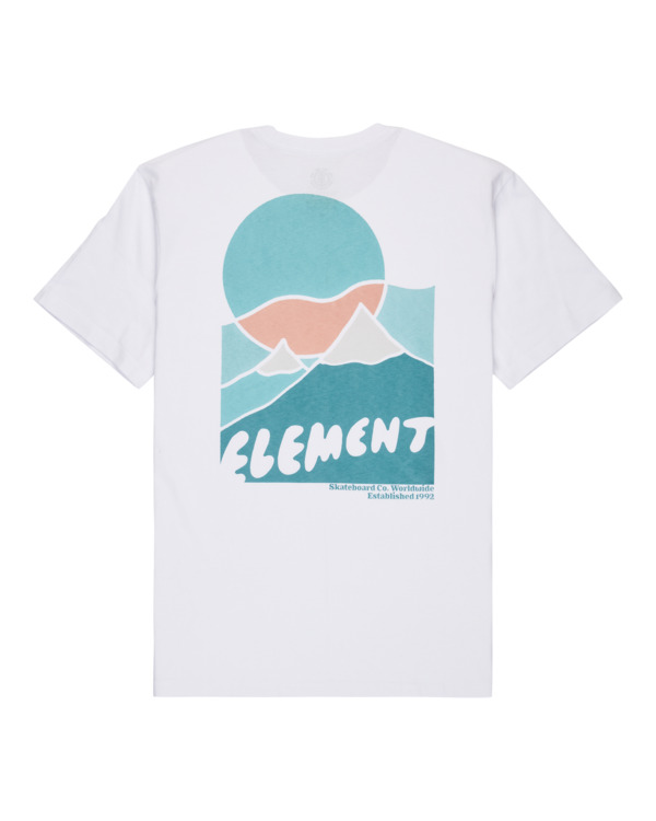 1 Sunrise - T-Shirt für Männer Weiss ELYZT00576 Element