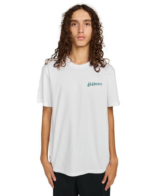 2 Sunrise - T-Shirt für Männer Weiss ELYZT00576 Element