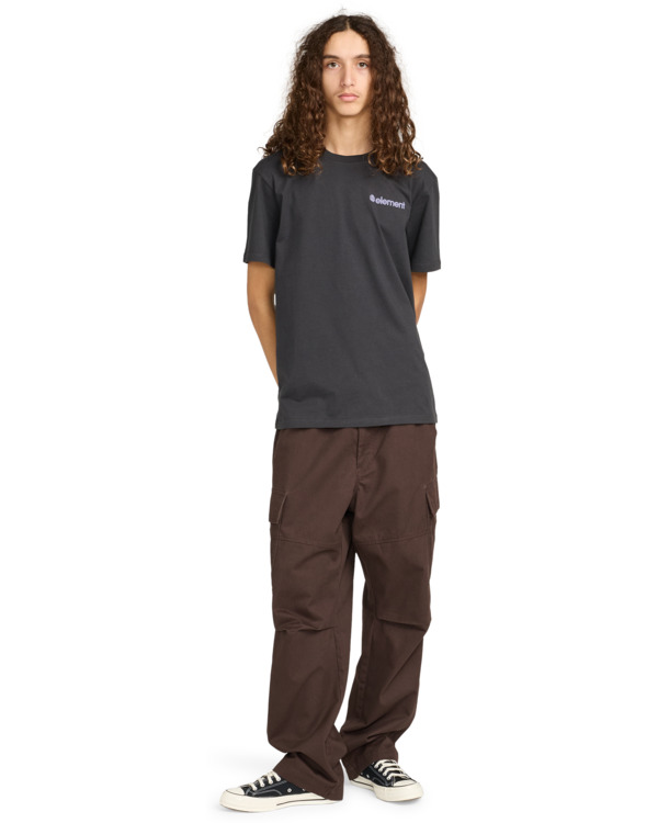 5 4 Elements - T-Shirt für Männer Schwarz ELYZT00577 Element