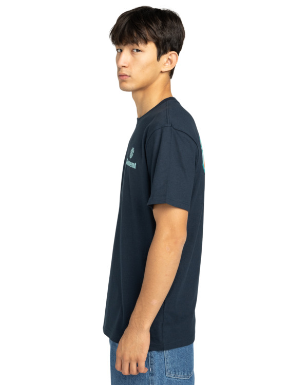 3 Epic - Camiseta de manga corta para hombre Azul ELYZT00578 Element