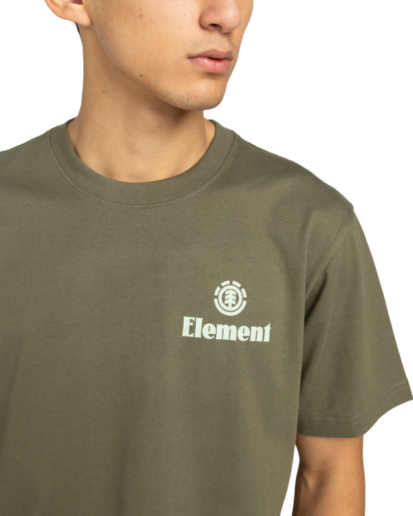 4 Epic - Camiseta de manga corta para hombre Verde ELYZT00578 Element