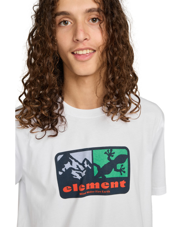 4 Memory - T-shirt de manga curta para homem Branco ELYZT00579 Element