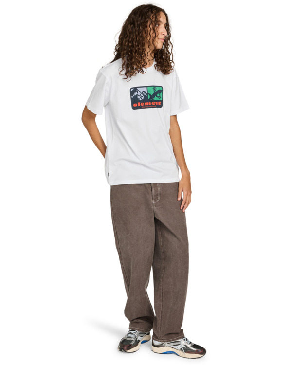 5 Memory - T-shirt de manga curta para homem Branco ELYZT00579 Element