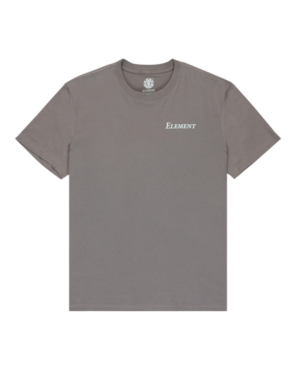 0 Open Hills - Camiseta de manga corta para hombre Negro ELYZT00580 Element