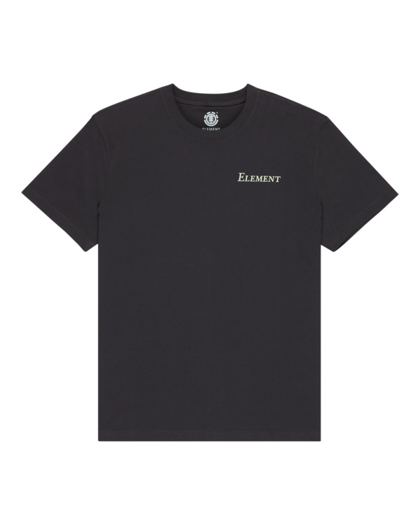 0 Open Hills - Short Sleeve T-Shirt for Men Black ELYZT00580 Element