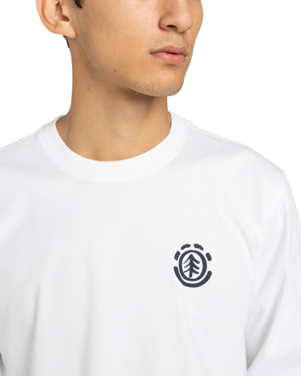 4 Path Ahead - Camiseta de manga larga para hombre Blanco ELYZT00581 Element