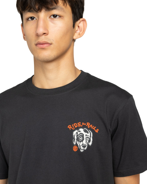 4 Timber Hobos - Short Sleeve T-Shirt for Men Black ELYZT00582 Element