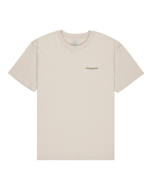 0 Bigfoot Trees - T-Shirt à manches courtes pour Homme Beige ELYZT00585 Element