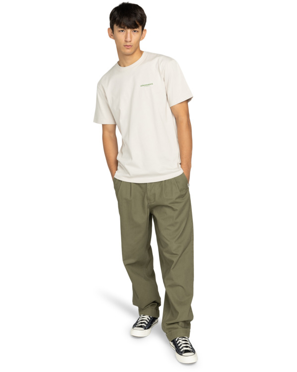 6 Bigfoot Trees - T-Shirt à manches courtes pour Homme Beige ELYZT00585 Element