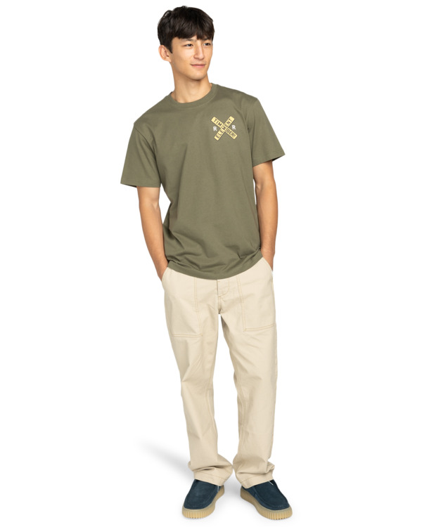 6 Timber Signs - T-Shirt für Männer Grün ELYZT00586 Element