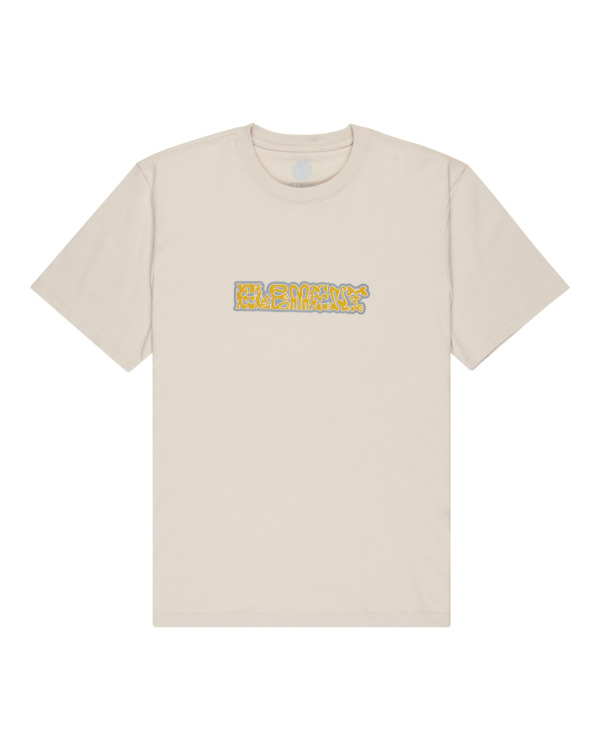 0 Surreal Icon - T-shirt de manga curta para Homem Beige ELYZT00587 Element
