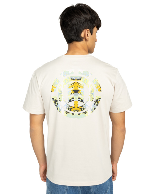 7 Surreal Icon - T-shirt de manga curta para Homem Beige ELYZT00587 Element