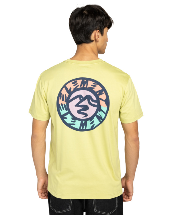 7 Path Ahead - Short Sleeve T-Shirt for Men Green ELYZT00589 Element