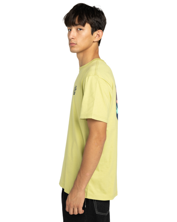 3 Path Ahead - Short Sleeve T-Shirt for Men Green ELYZT00589 Element