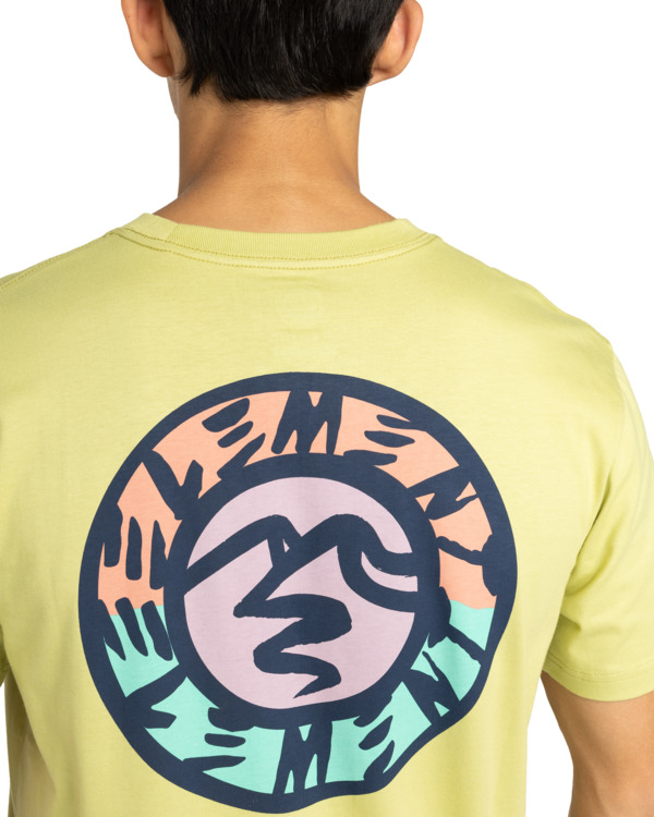 5 Path Ahead - Short Sleeve T-Shirt for Men Green ELYZT00589 Element