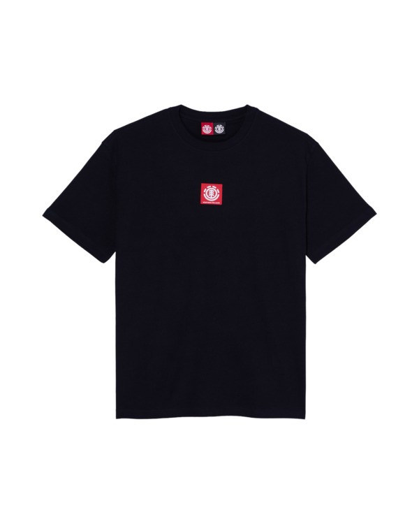 0 Square Logo - T-Shirt für Männer Blau ELYZT00590 Element