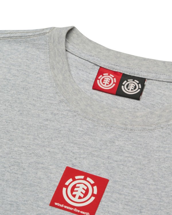 2 Square Logo - T-Shirt für Männer Grau ELYZT00590 Element