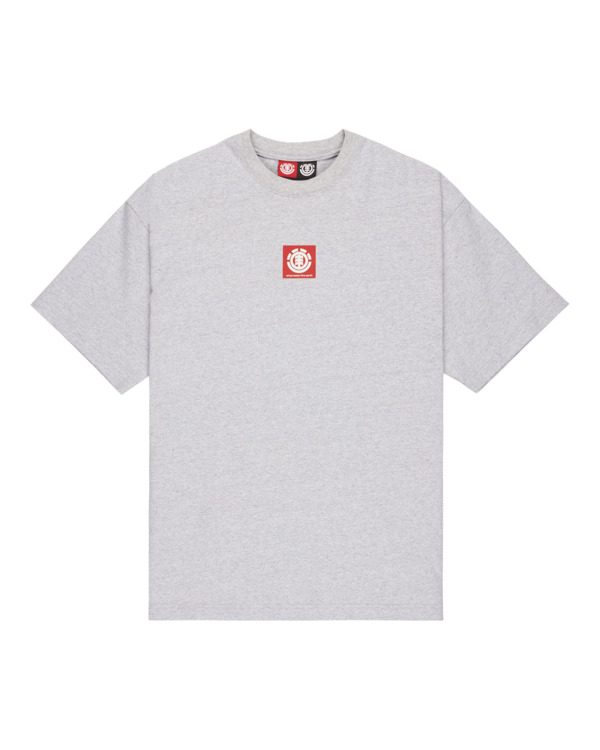 0 Square Logo - T-Shirt für Männer Grau ELYZT00590 Element