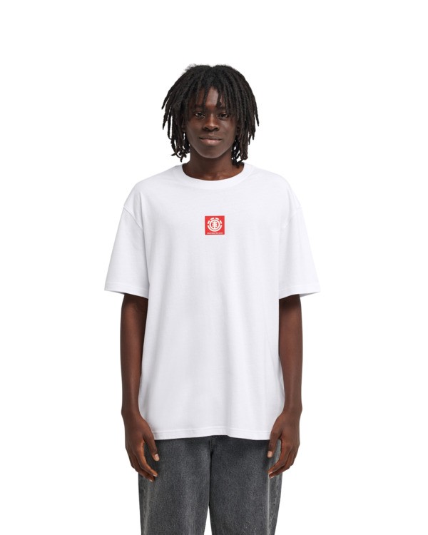 2 Square Logo - T-Shirt für Männer Weiss ELYZT00590 Element