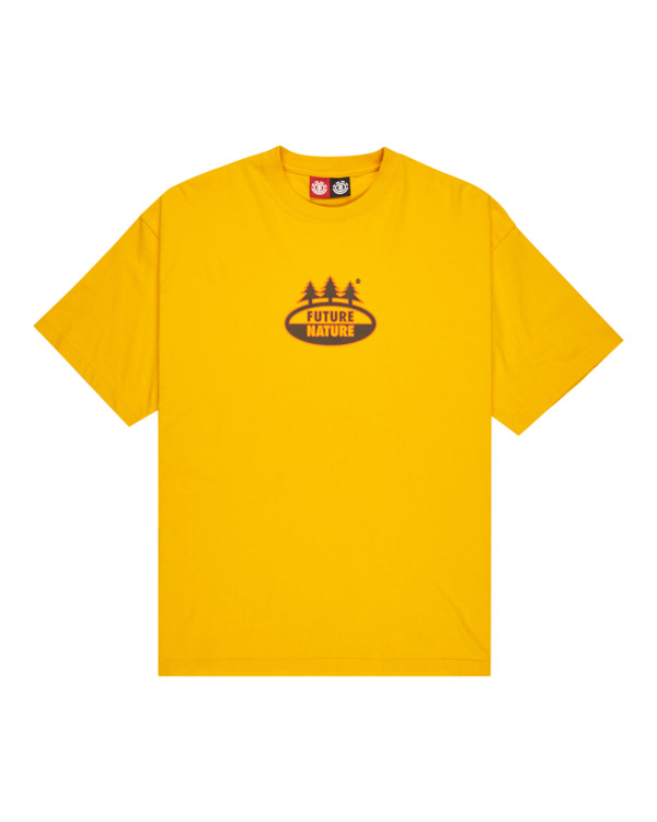 0 Three Pines - Maglietta a maniche corte da Uomo Yellow ELYZT00591 Element