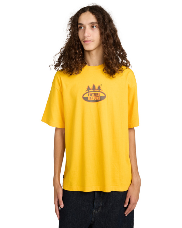 2 Three Pines - Maglietta a maniche corte da Uomo Yellow ELYZT00591 Element