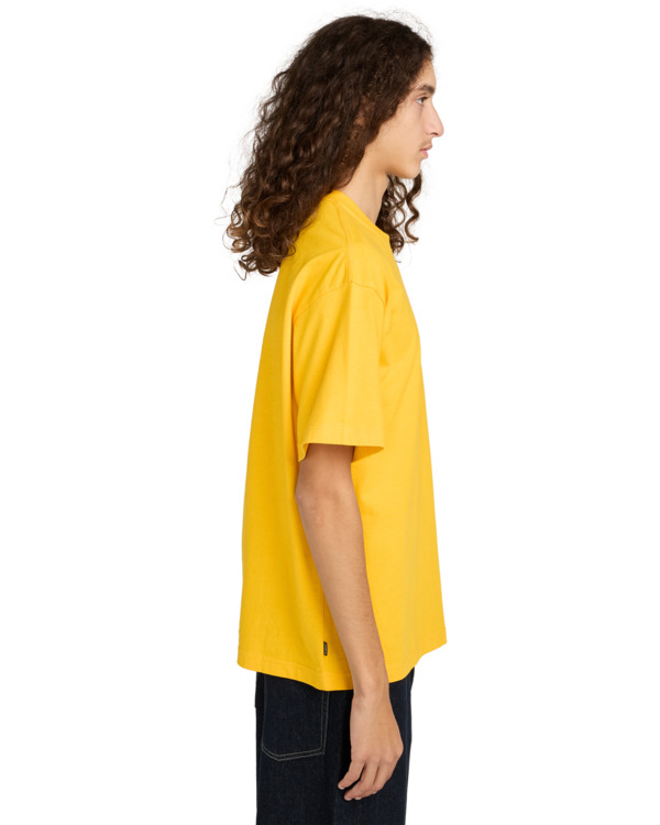 3 Three Pines - Maglietta a maniche corte da Uomo Yellow ELYZT00591 Element
