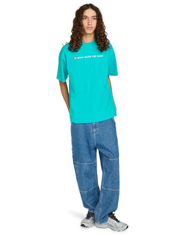 5 Substance - Short Sleeve T-Shirt for Men Blue ELYZT00592 Element