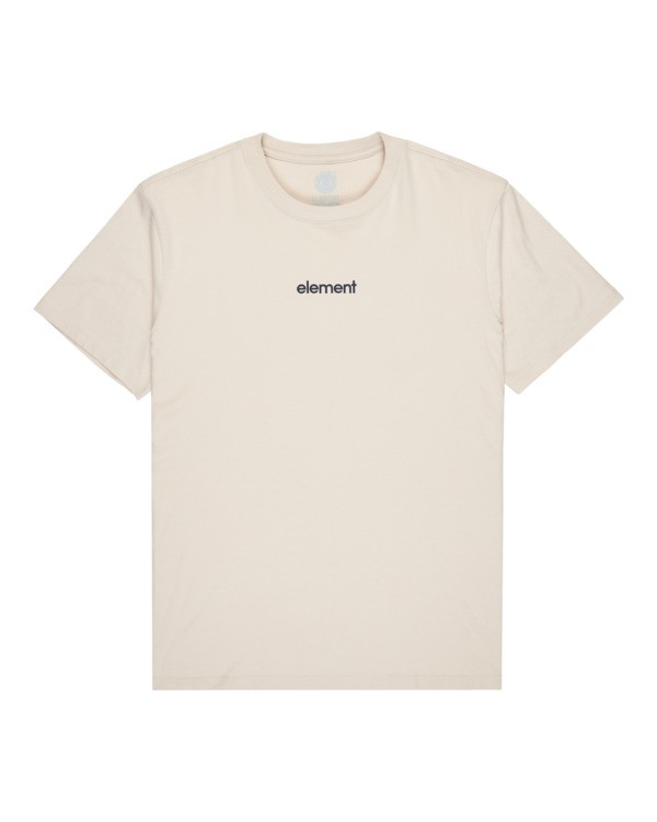 0 Lowcase Bp - Camiseta de manga corta para hombre Beige ELYZT00594 Element