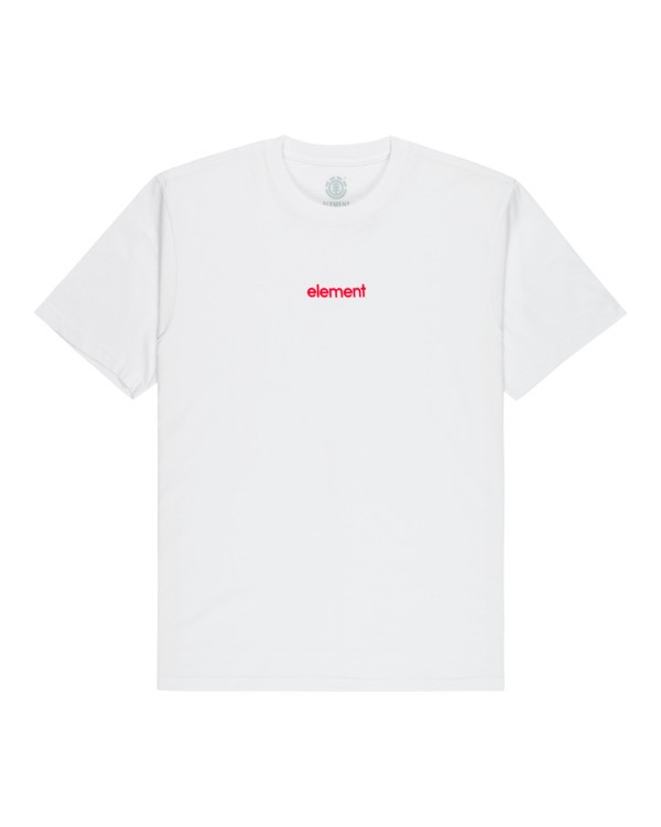 0 Lowcase Bp - Short Sleeve T-Shirt for Men White ELYZT00594 Element