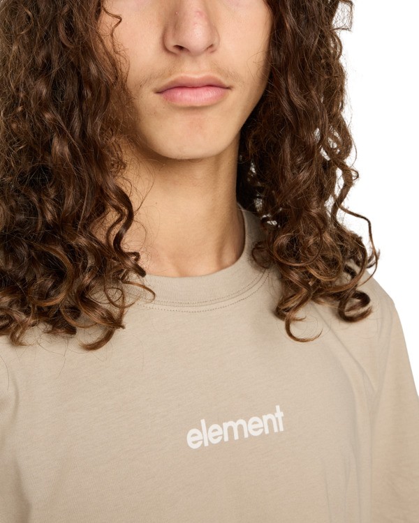 4 Lowcase Bp - T-Shirt à manches courtes pour Homme Beige ELYZT00594 Element
