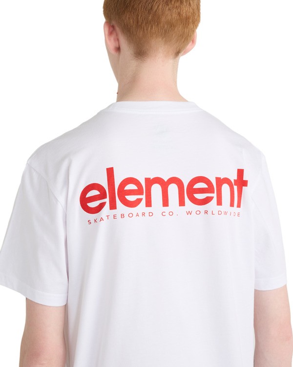 7 Lowcase Bp - Short Sleeve T-Shirt for Men White ELYZT00594 Element