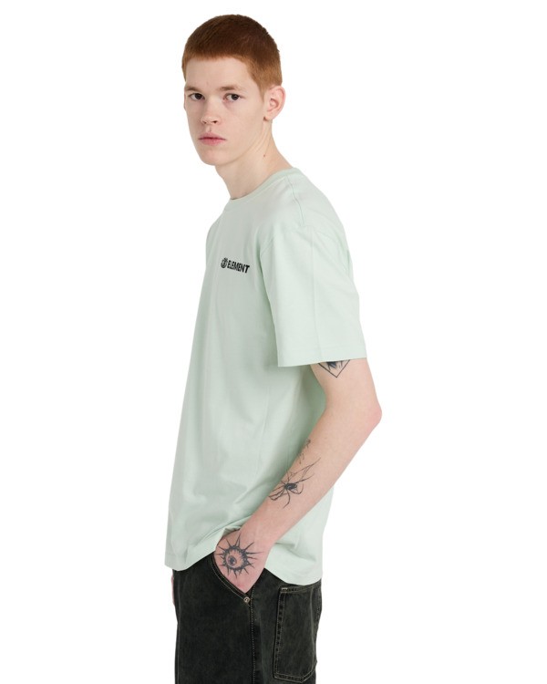 3 Blazin Chest - Short Sleeve T-Shirt for Men Green ELYZT00595 Element