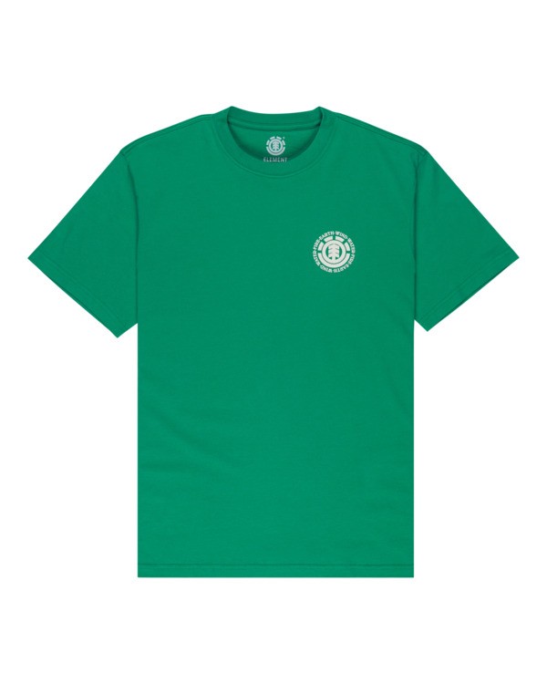 0 Seal Bp - Short Sleeve T-Shirt for Men Green ELYZT00596 Element