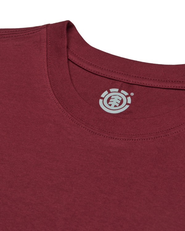 2 Seal Bp - Short Sleeve T-Shirt for Men Red ELYZT00596 Element