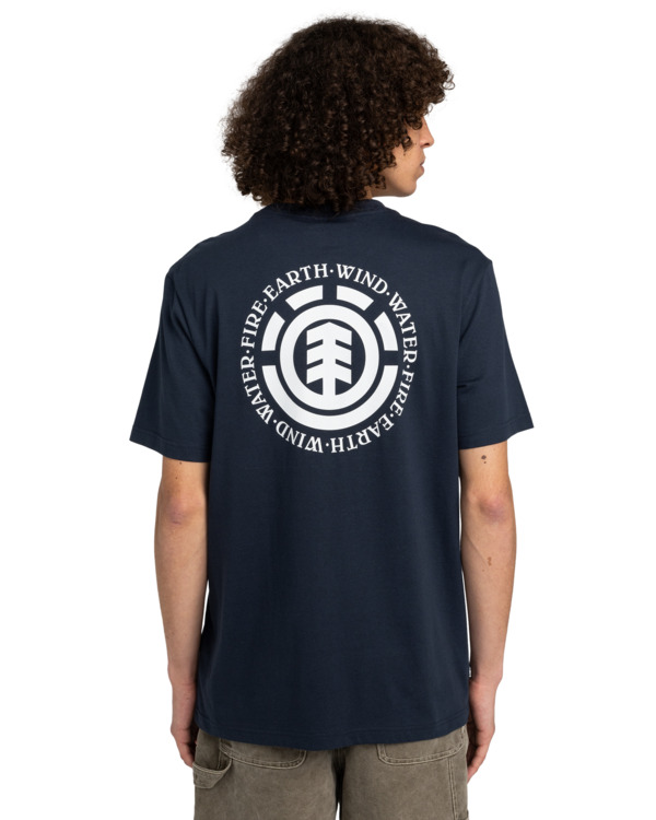 6 Seal Bp - Camiseta de manga corta para hombre Azul ELYZT00596 Element
