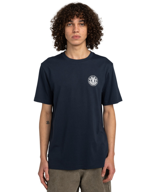 2 Seal Bp - Camiseta de manga corta para hombre Azul ELYZT00596 Element