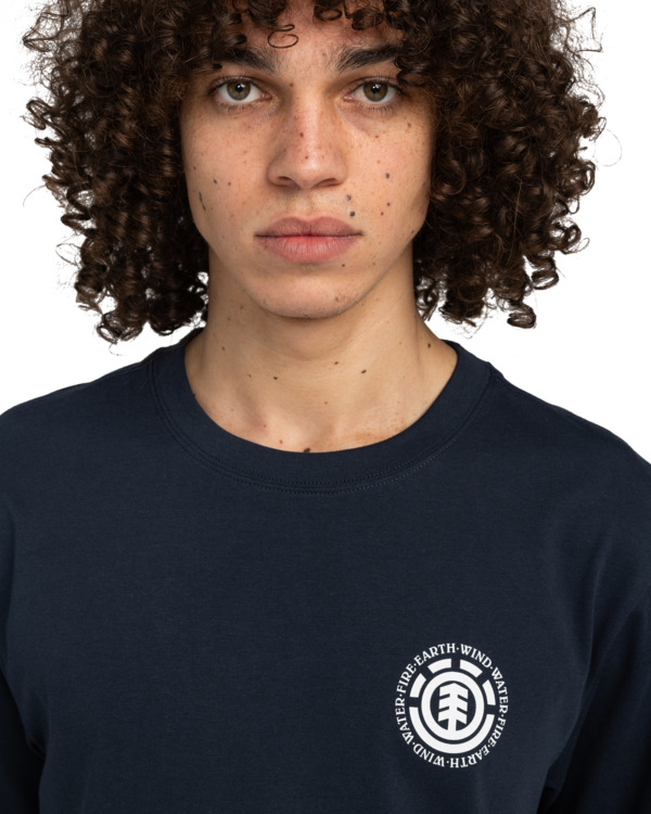 3 Seal Bp - Camiseta de manga corta para hombre Azul ELYZT00596 Element