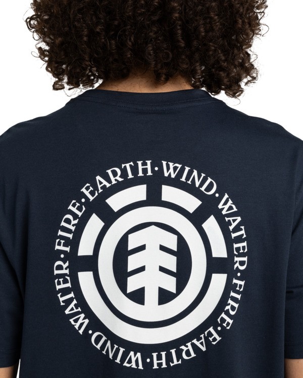 4 Seal Bp - Camiseta de manga corta para hombre Azul ELYZT00596 Element