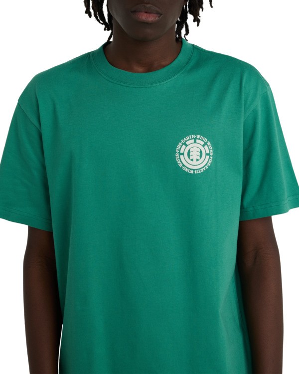 4 Seal Bp - Short Sleeve T-Shirt for Men Green ELYZT00596 Element